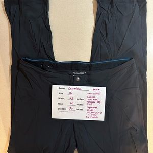 Columbia Omnishield Pant size 16